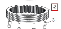 Зубчатое колесо для WAGNER SF33 (2367910)