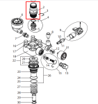 Корпус впускного клапана для WAGNER SF 23 Pro (2388291)