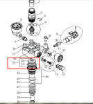 Диафрагма насоса WAGNER 2393138 Service kit diaphragm)
